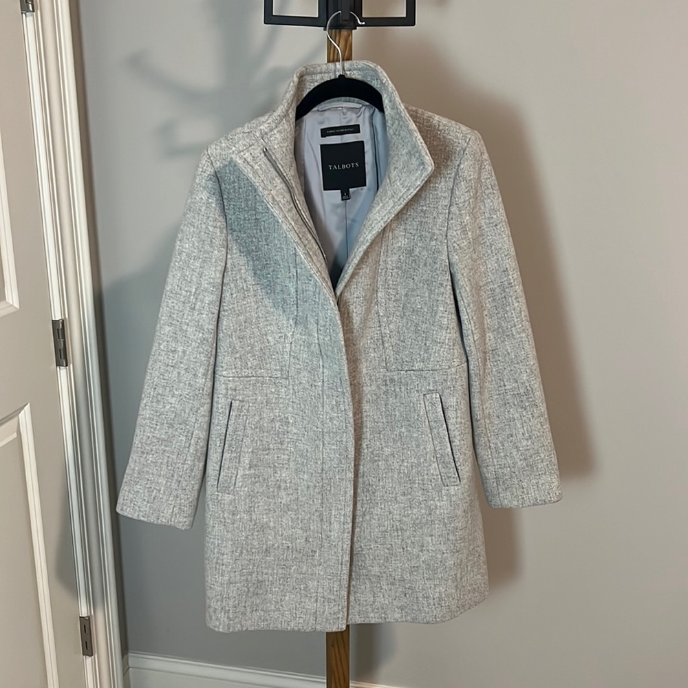 Talbots Light Gray Coat